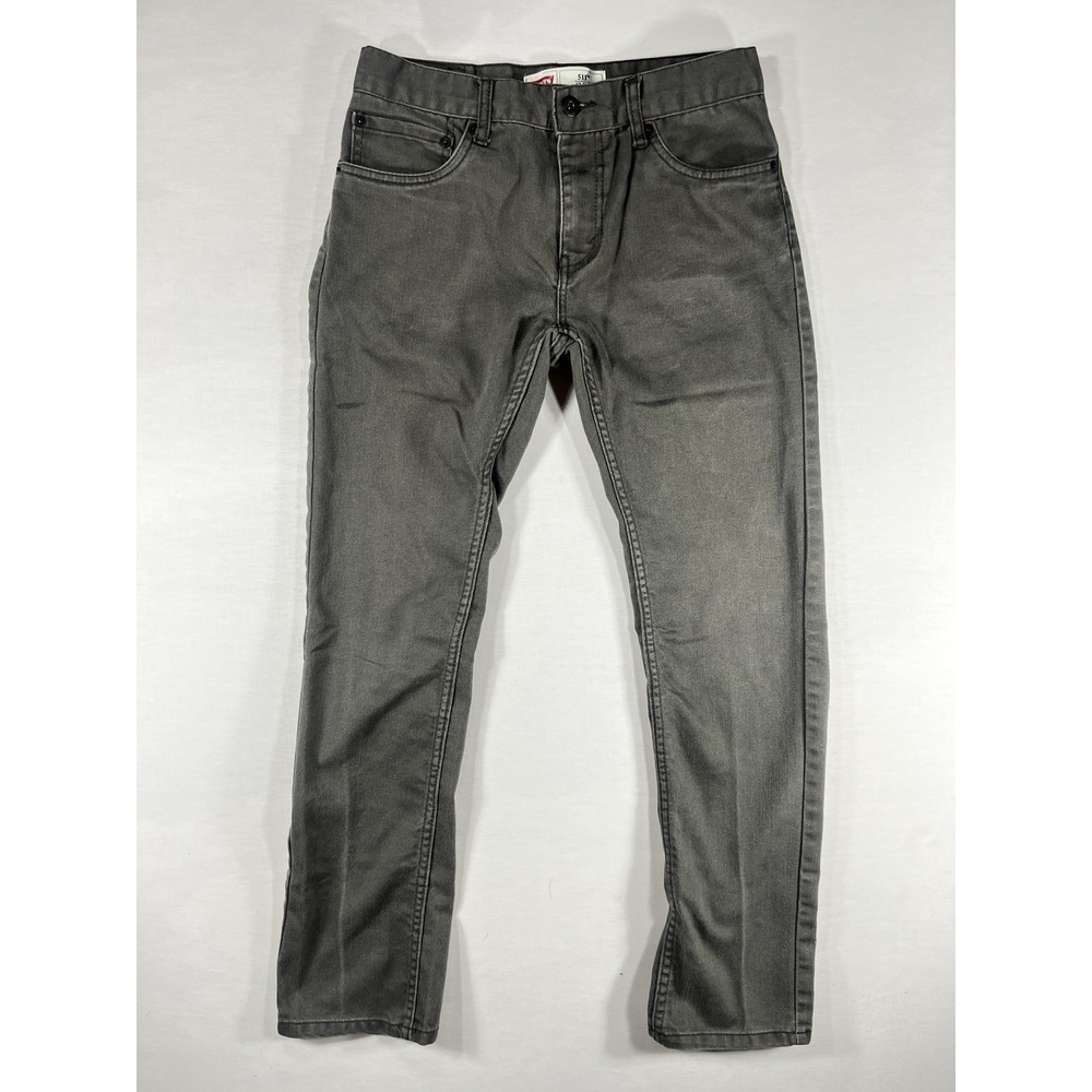 Levis 511 Slim Jeans Kids Size 18 Reg W29‎ L29 Charcoal Gray Pants 5511-307